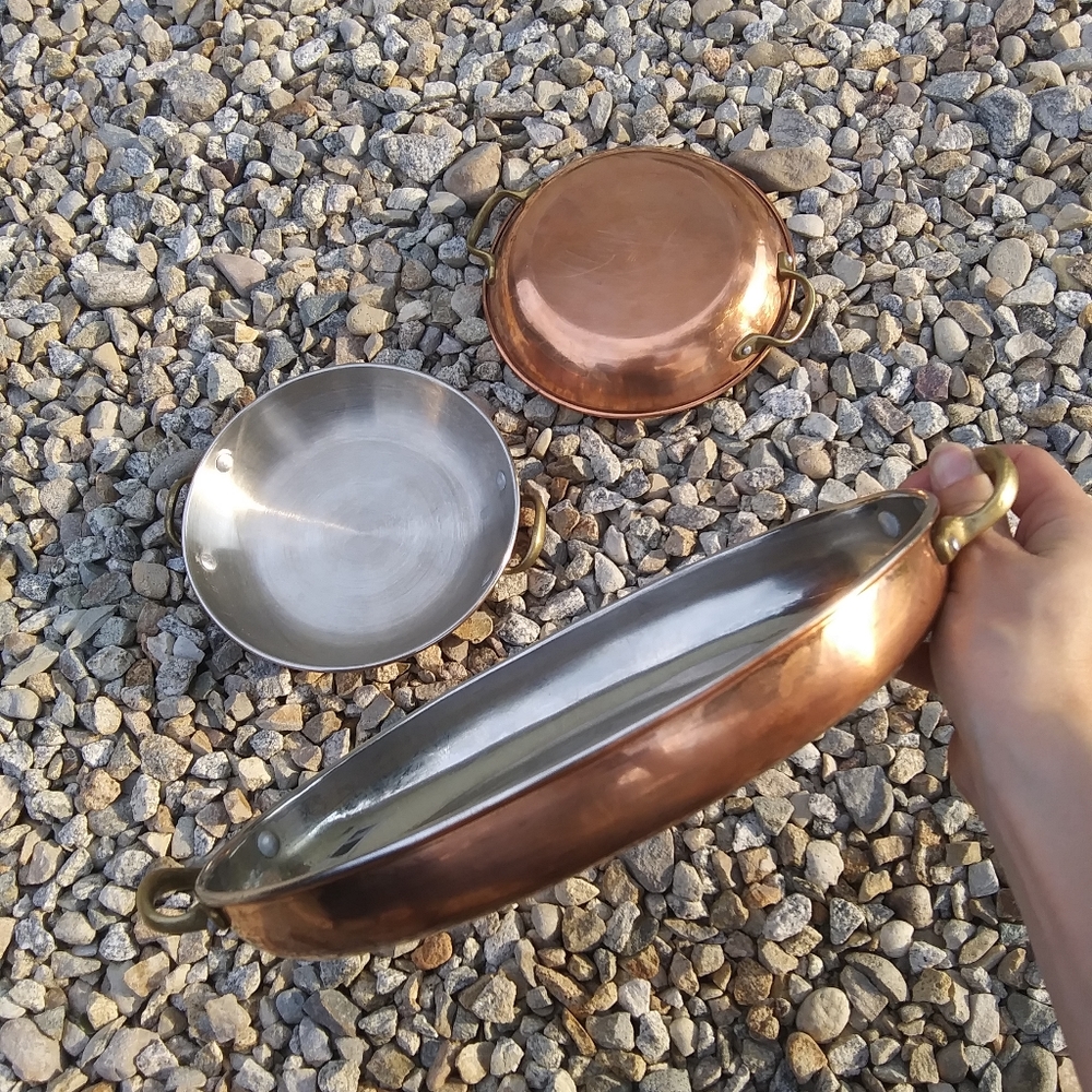 Copper Pan Set